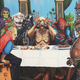 Illustration for article titled Batman and Darth Vader invade art history, in these absolutely deranged paintings